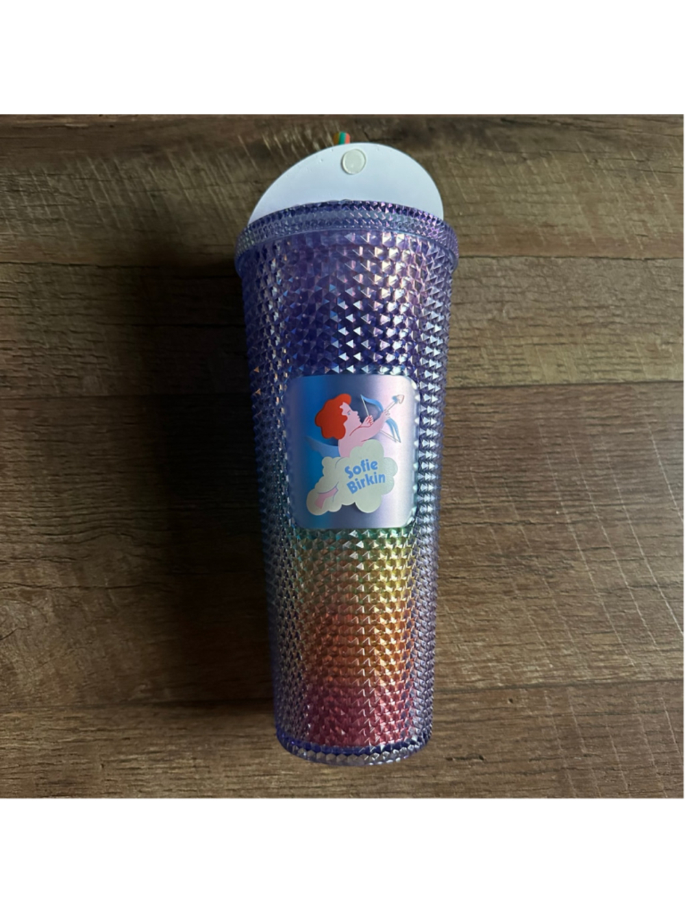 Starbucks x Sofie Birkin Studded Tumbler 24 oz Purple Multicolor